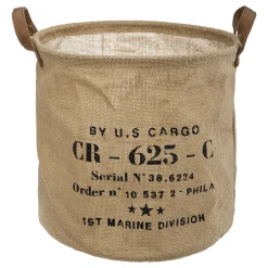 5five Cestas Y Baúles|Estilo Industrial>Cesta De Yute Loft 30x30Cm