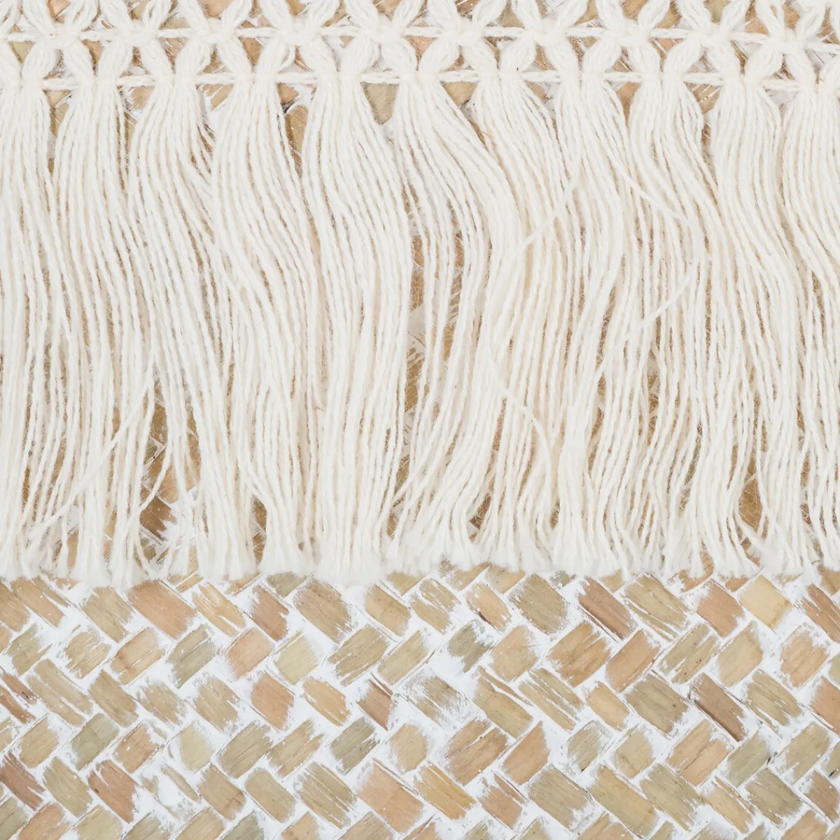 atmosphera Cestas Y Baúles|Estilo Étnico>Cesta Decorativa Ete C/Flecos 26x23Cm