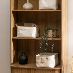 atmosphera Cestas Y Baúles>Cesta LOE gris 17x27cm