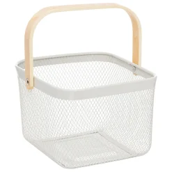 5five Fruteros>Cesta MAYAJ beige de metal