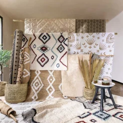 atmosphera Cestas Y Baúles|Estilo Étnico>Cesta Redonda Ajoure Tamaño 3/3 43x43Cm