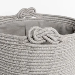 Cestas Para La Ropa Sucia>Cesta wc beige de algodón 33X45cm