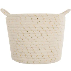 Niños atmosphera4kids Almacenamiento>Cesto Algodón Lurex Niños 24x21Cm