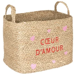Niños atmosphera4kids Almacenamiento>Cesto De Almacenaje Con Corazones
