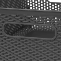 Cajas De Almacenamiento Y Organizadores>Cesto De Almacenaje Croche Gris Antracite 4L