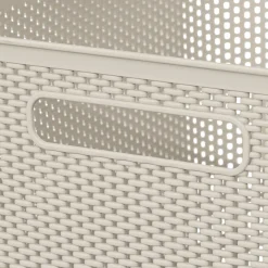 5five Cestas Y Palanganas>Cesto De Almacenaje De Crochet Beige 19L