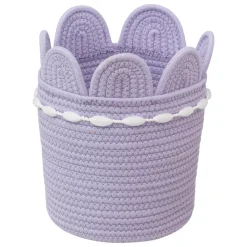 Niños atmosphera4kids Almacenamiento>Cesto De Almacenaje Sirena Violeta 26x22cm