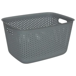 5five Cestas Y Palanganas>Cesto De Almacenaje Tila Gris 17L