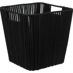 5five Cestas De Almacenamiento>Cesto de almacenaje wc negro