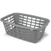 Cestas Y Palanganas>Cesto De Ropa Gris 40L