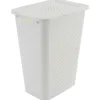 Cestas Para La Ropa Sucia>Cesto de ropa PIXEL blanco con tapa 50l