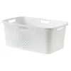 Cestas Y Palanganas>Cesto de ropa PIXEL blanco 40l