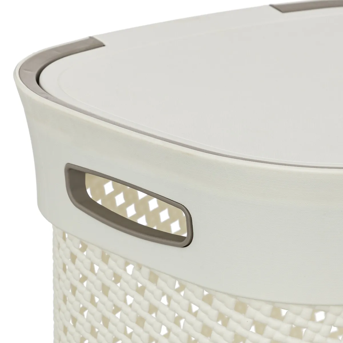 5five Cestas Para La Ropa Sucia>Cesto De Ropa Purl Beige 60L