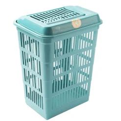 Cestas Para La Ropa Sucia>Cesto De Ropa Sky Azul Con Tapa