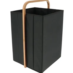 Cestas Para La Ropa Sucia>Cesto de ropa wc negro 42L