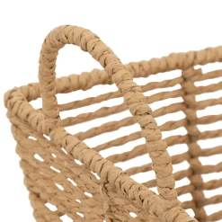 atmosphera Cestas Y Baúles|Estilo Oriental>Cesto EUGENE beige de rafia 35cm