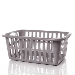 Cestas Y Palanganas>Cesto para colada alto gris pardo SAND