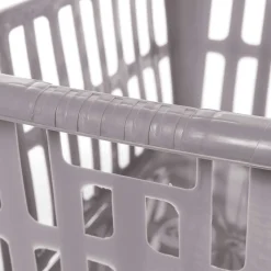 Cestas Y Palanganas>Cesto para colada alto gris pardo SAND