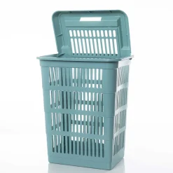 Cestas Para La Ropa Sucia>Cesto para colada wc azul SAND con tapa