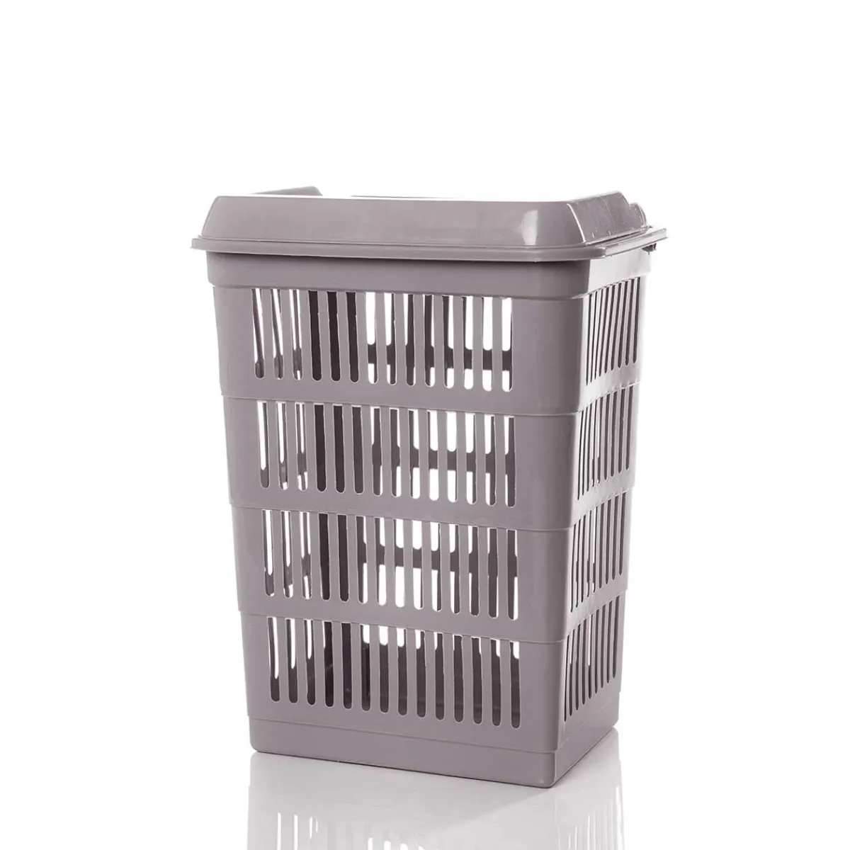 Cestas Para La Ropa Sucia>Cesto para colada wc gris pardo SAND con tapa