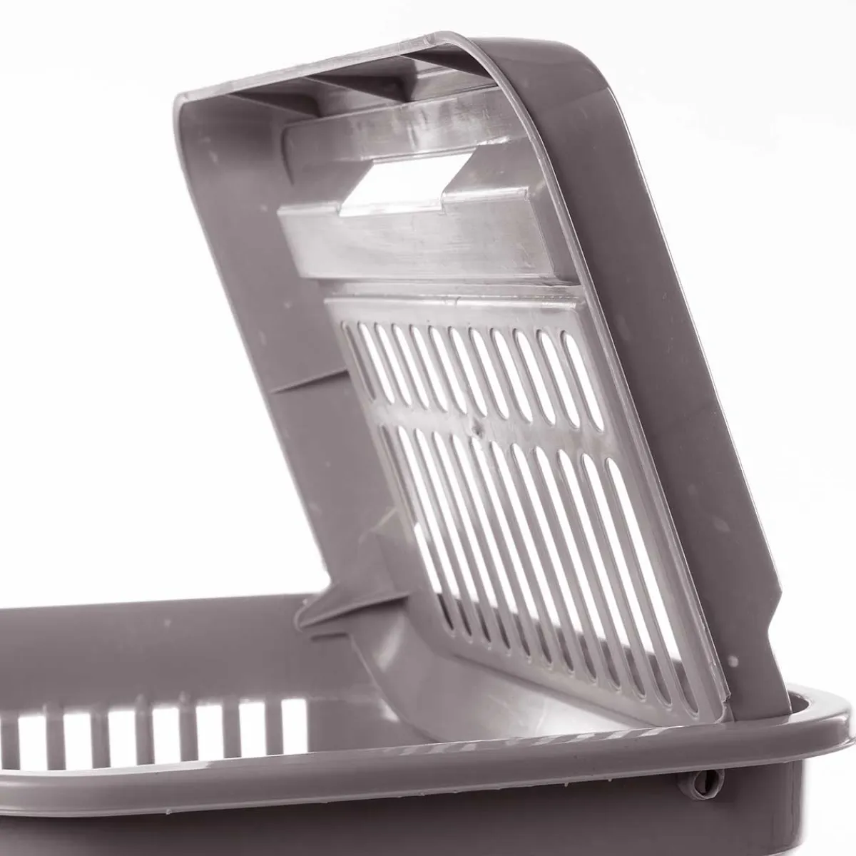 Cestas Para La Ropa Sucia>Cesto para colada wc gris pardo SAND con tapa