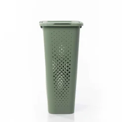 Cestas Para La Ropa Sucia>Cesto para ropa PIXEL verde con tapa 40l