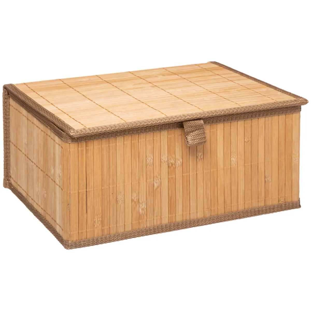 5five Cestas De Almacenamiento>Cesto P/Baño C/Tapa De Bambú Tam.3/3