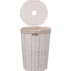 5five Cestas Para La Ropa Sucia>Cesto P/Colada Blanco 40L