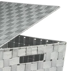 5five Cestas Para La Ropa Sucia>Cesto P/Ropa Sucia Poliéster/Metal Gris