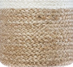 atmosphera Cestas Y Baúles|Estilo Étnico>Cesto Seagrass De Yute Tam.3/3 18x14Cm