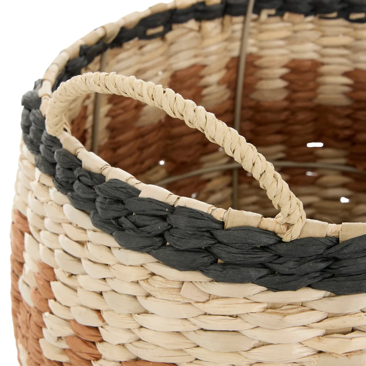 atmosphera Cestas Y Baúles>Cesto WONJA naranja 25x26cm