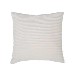 atmosphera Cojines Y Fundas Decorativas>Cojín ARUM rayas marfil 38x38cm