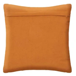 atmosphera Cojines Y Fundas Decorativas>Cojín Bordado Ocre 45x45Cm