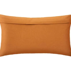 atmosphera Cojines Y Fundas Decorativas>Cojín Bordado Ocre 30x50Cm