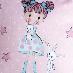 Niños Téxtil>Cojín con pompones ZOE 40x40cm