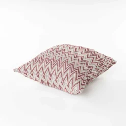 Cojines Y Fundas Decorativas>Cojín decorativo VEXUS burdeos y beige 50x50cm