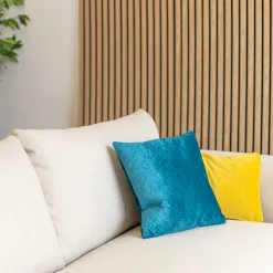 atmosphera Cojines Y Fundas Decorativas>Cojín Dolce Vita Terciopelo Azul 40x40Cm