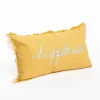 Cojines Y Fundas Decorativas>Cojín happiness HARBOR amarillo 30x50cm