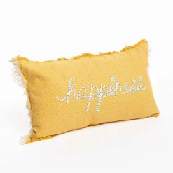 Cojines Y Fundas Decorativas>Cojín happiness HARBOR amarillo 30x50cm