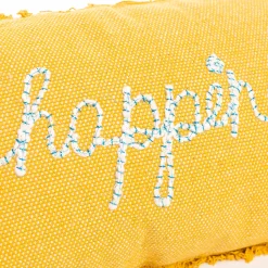 Cojines Y Fundas Decorativas>Cojín happiness HARBOR amarillo 30x50cm