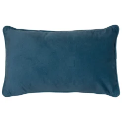 atmosphera Cojines Y Fundas Decorativas>Cojín LILOU de tela azul oscuro