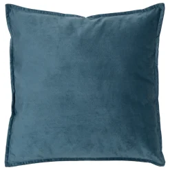 atmosphera Cojines Y Fundas Decorativas>Cojín LILOU de tela azul oscuro