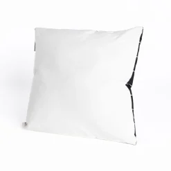 Cojines Y Fundas Decorativas>Cojín LINECHIC negro de algodón 45x45cm