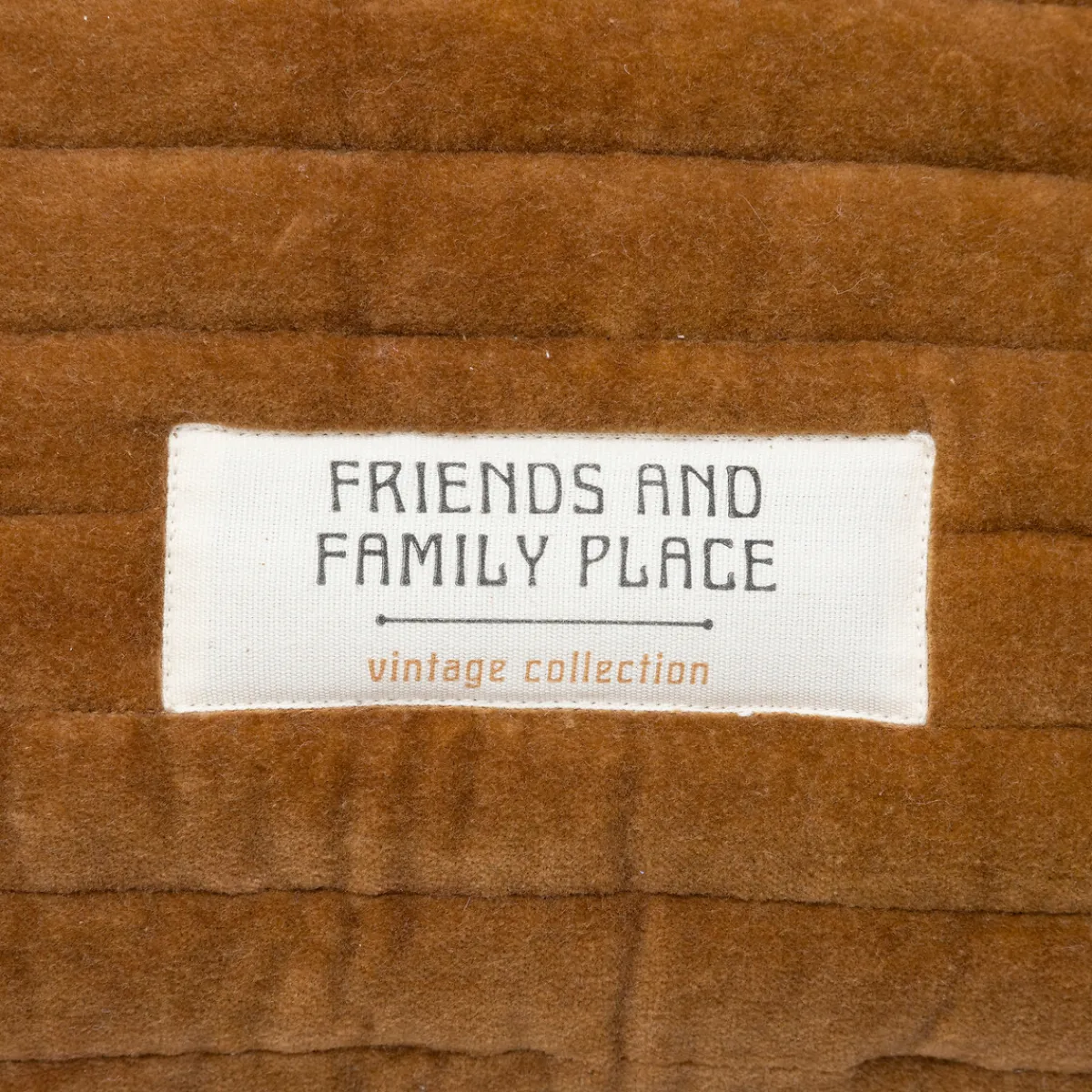 atmosphera Cojines Y Fundas Decorativas>Cojín Ocre Con Patch 45x45cm