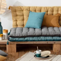 atmosphera Cojines Y Fundas Decorativas>Cojín Otto Azul 38x38Cm