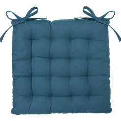 atmosphera Textil De Cocina>Cojín Para Silla Azul 38x38Cm