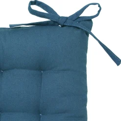 atmosphera Textil De Cocina>Cojín Para Silla Azul 38x38Cm