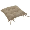 atmosphera Cojines Y Fundas Decorativas>Cojín Para Silla Bouclette Gris Pardo 38x38cm