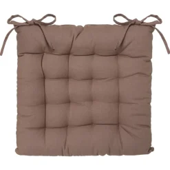 atmosphera Textil De Cocina>Cojín Para Silla Gris Pardo 38x38Cm