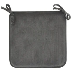 atmosphera Textil De Cocina>Cojín para silla LILOU gris oscuro